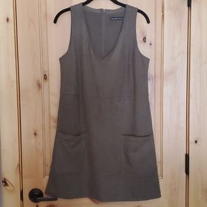Abercrombie Faux Suede Jumper